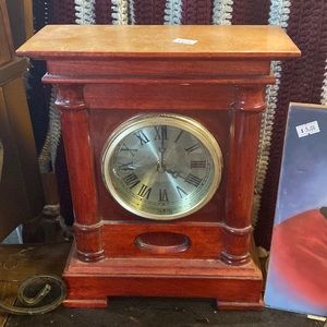 Vintage red clock